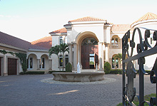 Entering through the wrought-iron gates, you will feel as though you have come upon a Venetian Villa.
